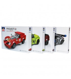 Ctoy Oyuncak Lego Yarış Arabaları Seti 8 Li Stand CTOY-KY6139