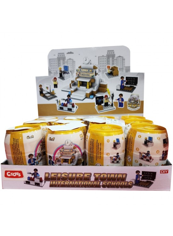 Ctoy Oyuncak Mini Bloklar Okul CTOY-755 (1 Adet)