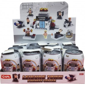 Ctoy Oyuncak Mini Bloklar Spor Salonu CTOY-757 (1 Adet)