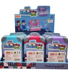 Ctoy Oyuncak Mini Çekçekli Doktor Çantası CTOY-9988-10