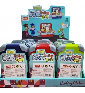 Ctoy Oyuncak Mini Çekçekli Mutfak Çantası (1 Adet)