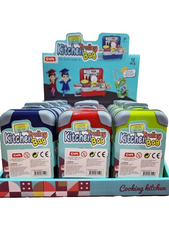 Ctoy Oyuncak Mini Çekçekli Mutfak Çantası (1 Adet) Ctoy Oyuncak Mini Çekçekli Mutfak Çantası (1 Adet)