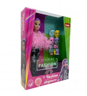Ctoy Oyuncak Moda Aksesuarlı Oyuncak Bebek 11.5 Inch Ctoy-8671-13
