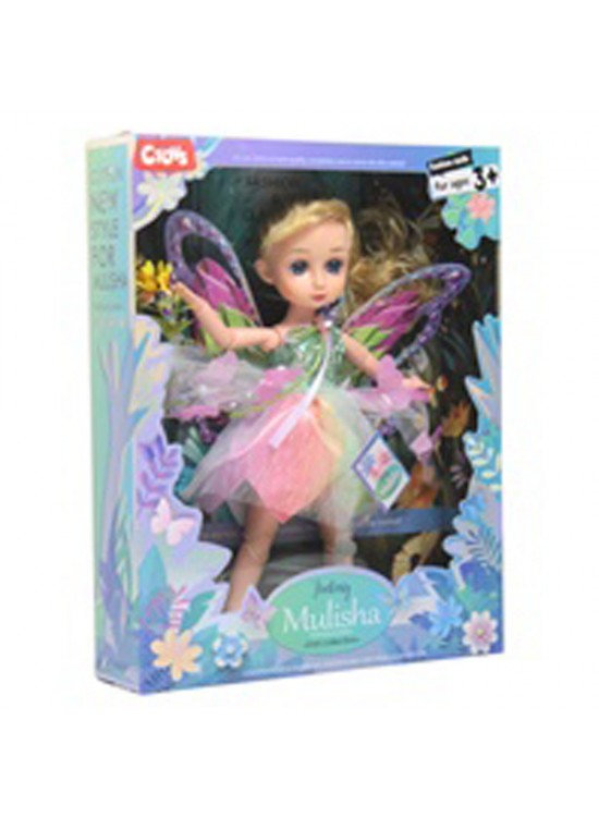 Ctoy Oyuncak Mulisha Çiçek Aksesuarlı Bebek 12 Inch