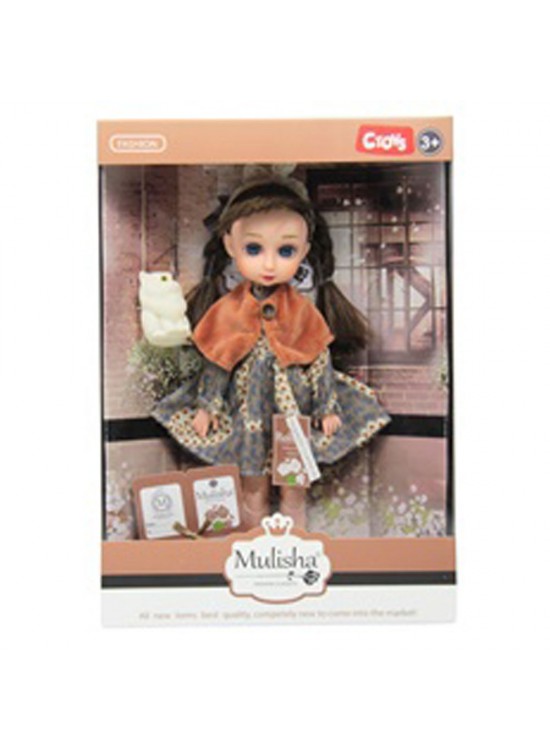 Ctoy Oyuncak Mulisha Klasik Moda Aksesuarlı Oyuncak Bebek Ctoy-qj105c