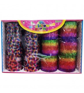 Ctoy Oyuncak Parlak Renkli Stres Yayı Yuvarlak CTOY-A7512-2 (1 Adet)