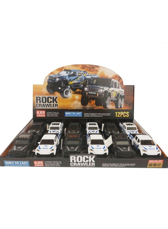 Ctoy Oyuncak Polis Araba Sürtmeli Pikap CTOY-2107 (1 Adet)