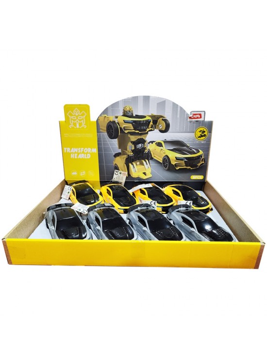 Ctoy Oyuncak Robota Dönüşebilen Araba 8Li Stant CTOY-333-3 Ctoy Oyuncak Robota Dönüşebilen Araba 8Li Stant CTOY-333-3