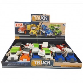 Ctoy Oyuncak Sürtmeli Damperli Kamyonlar CTOY-7756S-2 (1 Adet)