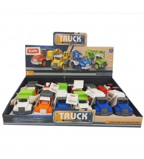 Ctoy Oyuncak Sürtmeli Damperli Kamyonlar CTOY-7756S-2 (1 Adet)
