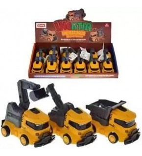 Ctoy Oyuncak Sürtmeli İnşaat Araçları(1 Adet)