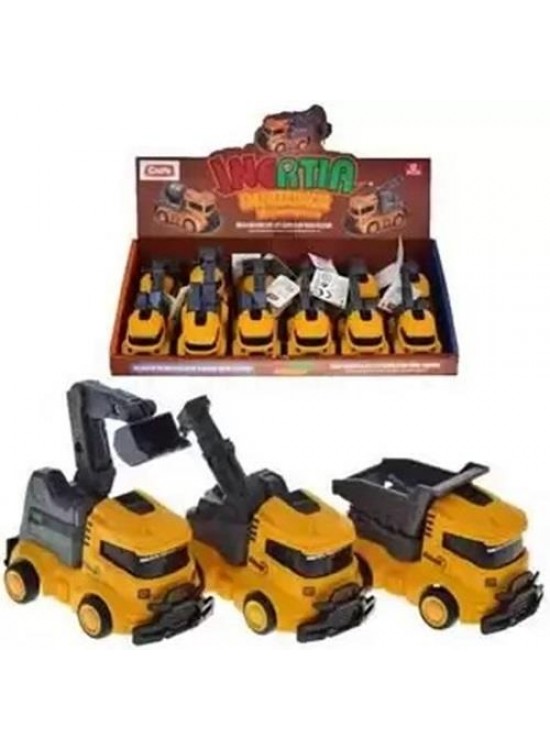 Ctoy Oyuncak Sürtmeli İnşaat Araçları(1 Adet)