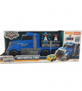 Ctoy Oyuncak Taşıyıcı Tır Ve Robota Dönüşebilen Mini Araçlar CTOY-L017-9