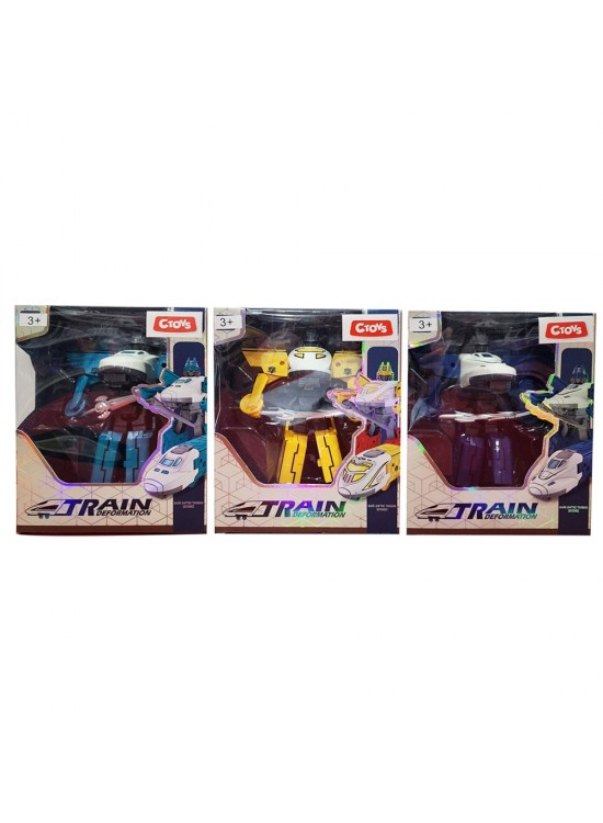 Ctoy Oyuncak TrenE Dönüşebilen Robot CTOY-FB141 (1 Adet)