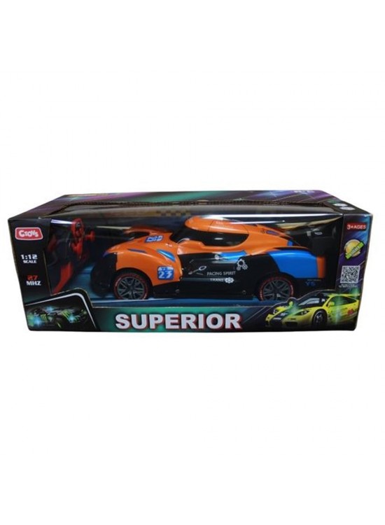 Ctoy Oyuncak Uzaktan Kumandalı Işıklı Yarış Araba 1:12 CTOY-YQ070-1A