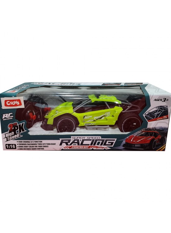 Ctoy Oyuncak Uzaktan Kumandalı Pilli Yarış Araba 1:17 CTOY-797-36