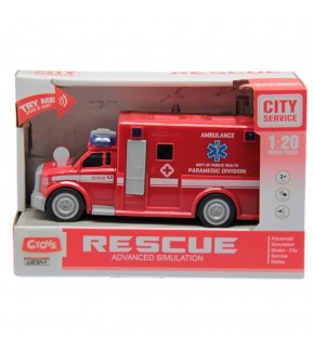 Ctoy Sesli Ve Pilli Ambulans 1:20