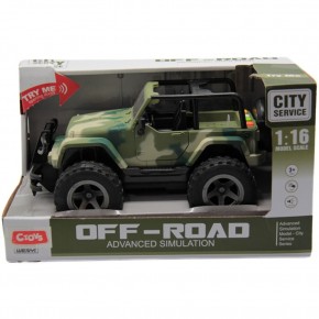 Ctoy Sesli Ve Pilli Askeri Jeep 1:16