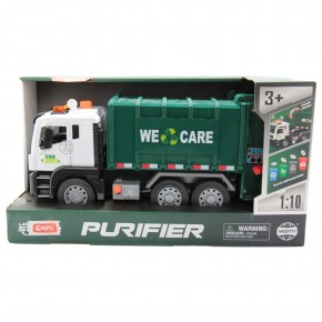 Ctoy Sesli Ve Pilli Çöp Kamyonu Yeşil