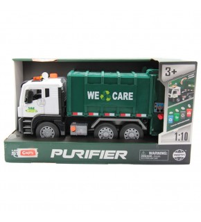 Ctoy Sesli Ve Pilli Çöp Kamyonu Yeşil