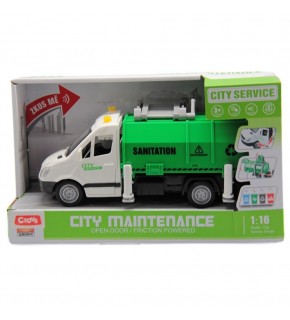 Ctoy Sesli Ve Pilli Çöp Konterner Toplayıcı 1:16