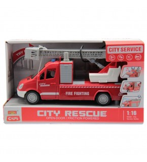 Ctoy Sesli Ve Pilli Sepetli İtfaiye 1:16