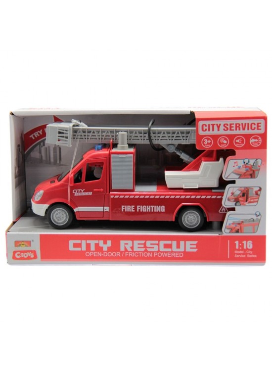 Ctoy Sesli Ve Pilli Sepetli İtfaiye 1:16