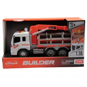 Ctoy Sesli Ve Pilli Vinçli Kütük Taşıyıcı