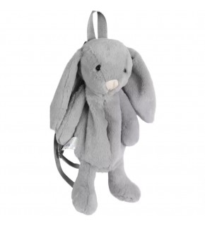 Dada Peluş Çanta Tavşan Gri 45 Cm