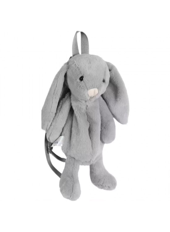 Dada Peluş Çanta Tavşan Gri 45 Cm