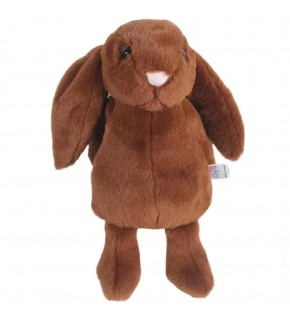 Dada Peluş Oyuncak Uyku Arkadaşı Tavşan Koyu Kahve 34 Cm