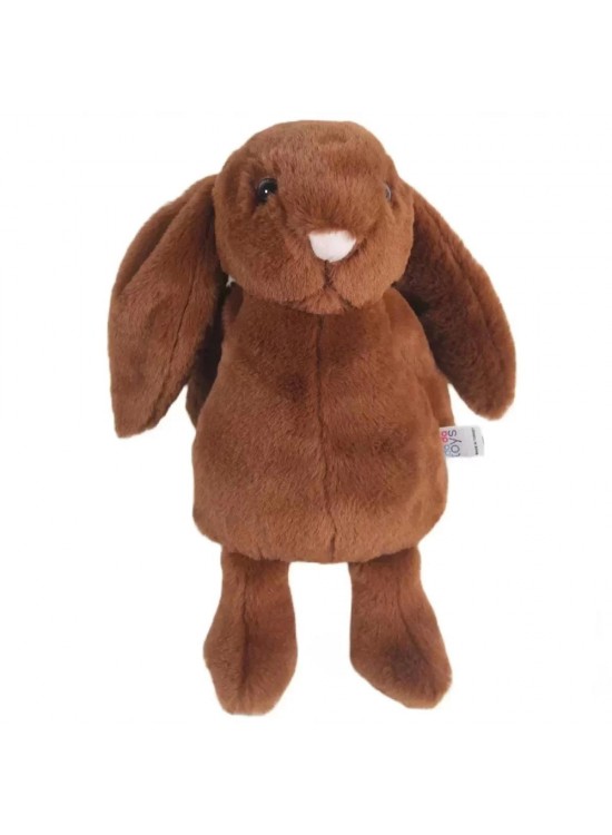 Dada Peluş Oyuncak Uyku Arkadaşı Tavşan Koyu Kahve 34 Cm