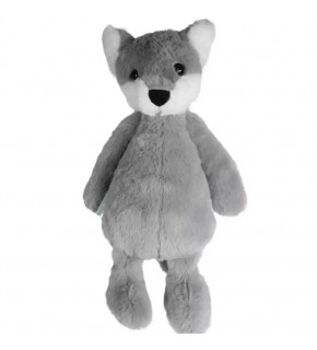 Dada Peluş Oyuncak Uyku Arkadaşı Tilki Gri 34 Cm