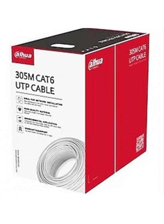 Dahua DH-PFM920-6UN Cat6 UTP Dış Mekan Siyah 305 metre Dahua DH-PFM920-6UN Cat6 UTP Dış Mekan Siyah 305 metre