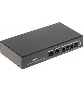 Dahua PFS3006-4ET-36 6 Port 10-100 (4 Poe + 2fe Uplınk Toplam 36W Poe)