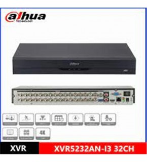 Dahua XVR5232AN-I3 2 MP H265+ 32 Kanal 5in1 DVR Kayıt Cihazı