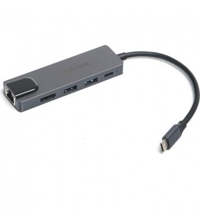 Dark DK-AC-U31X46 5i 1 Arada USB 3.1 Type-C to Ethernet - HDMI - USB 65W Port Çoklayıcı HUB