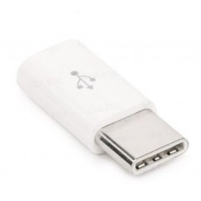 Dark DK-AC-U31XMICROW USB3.1 TypeC Erkek - Micro USB2.0 Dişi Dönüştürücü Beyaz