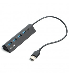 Dark DK-AC-USB346 USB Type-A to 1xUSB-C Charge 4 Port USB2.0 HUB