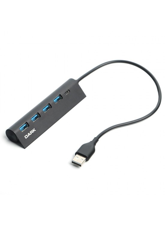 Dark DK-AC-USB346 USB Type-A to 1xUSB-C Charge 4 Port USB2.0 HUB Dark DK-AC-USB346 USB Type-A to 1xUSB-C Charge 4 Port USB2.0 HUB