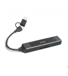 Dark DK-AC-USB350L USB-C & USB-A to 5 Port 2xUSB-A, Megabit Ethernet, USB3.0 Multi Port HUB