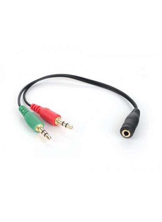 Dark "DK-CB-AUC02" 2x3.5mm Stereo Erkek - 3.5mm Stereo Dişi Y Kablo