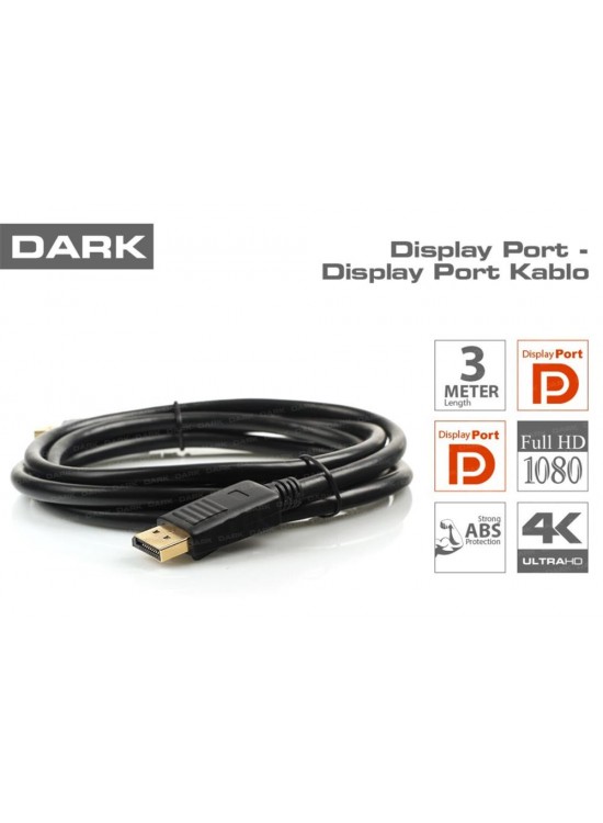 Dark DK-CB-DPL300 3Mt Display Erkek To Display Erkek Dark DK-CB-DPL300 3Mt Display Erkek To Display Erkek