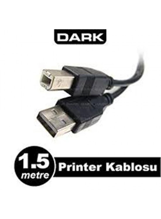 Dark DK CB USB2PRNL151 1.5mt USB 2.0 Yazıcı Kablosu Dark DK CB USB2PRNL151 1.5mt USB 2.0 Yazıcı Kablosu