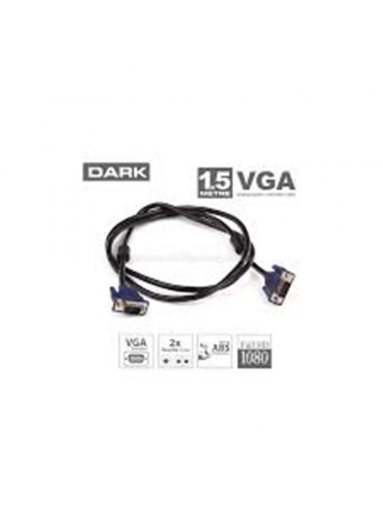 Dark DK CB VGA1501.5mt VGA Kablosu (Erkek-Erkek)