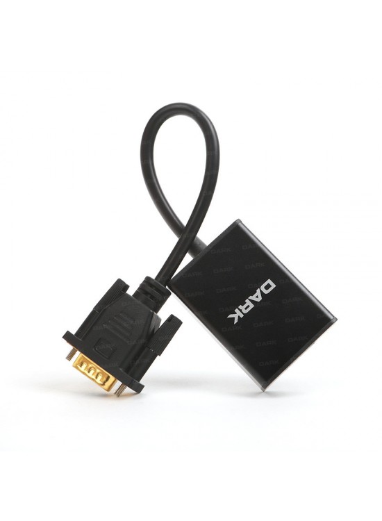 Dark DK HD AVGAXHDMI2 VGA to HDMI Dönüştürücü Siyah Dark DK HD AVGAXHDMI2 VGA to HDMI Dönüştürücü Siyah