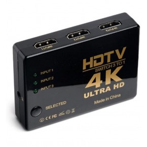 Dark"DK-HD-SW3X1" Full HD 3 Giriş 1 Çıkışlı HDMI Switch (Seçici)