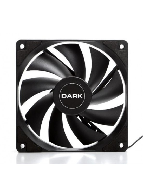 Dark"DKCCF123R"12cm  1200 RPM, 36 CFM, Güçlü Soğutma Sessiz Siyah Kasa Fanı