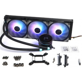 Dark DKCCW362 Freezer W362 2025 Edition 360mm 300W TDP, ARGB LEDli Sıcaklık Göstergeli Sıvı Soğutma