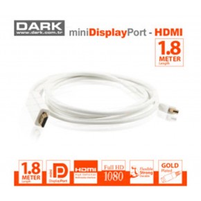 Dark MDPXHDMIL180 1.8mt Mini Displayport to Hdmı Kablo